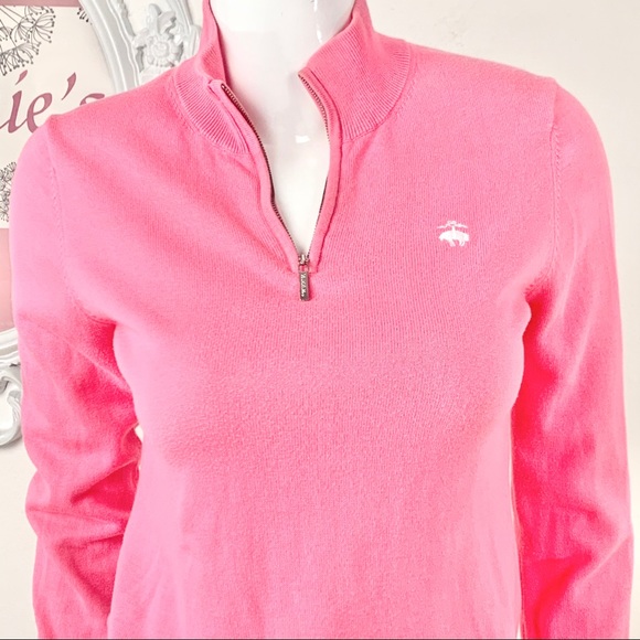 Brooks Brothers Sweaters - Brooks Brothers 346 / Pink Long Sleeve Sweater